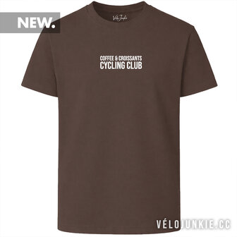 COFFEE &amp; CROISSANTS CYCLING CLUB  T-Shirt