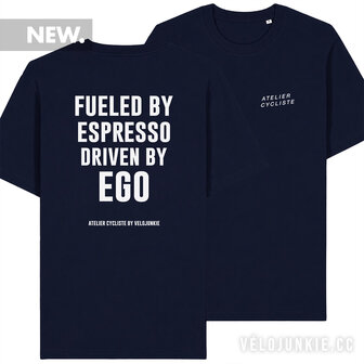 fueled by espresso driven by ego