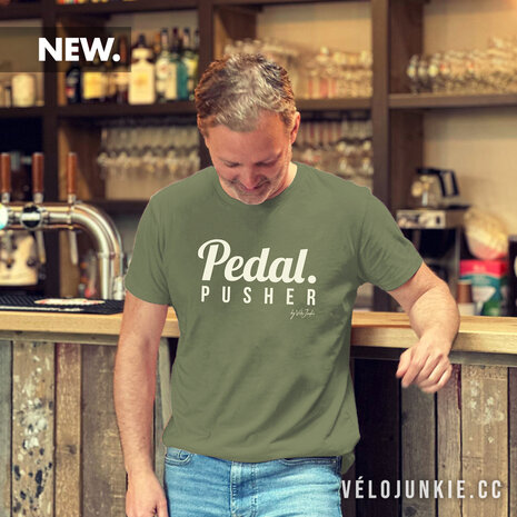 pedalpusher t shirt velojunkie