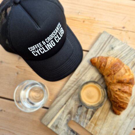 COFFEE & CROISSANTS CYCLING CLUB  T-Shirt