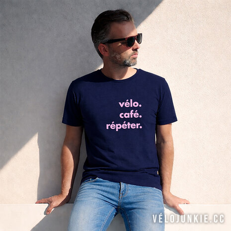 velo cafe repeter T-shirt