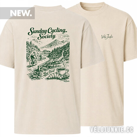 Sunday Cycling Society t shirt