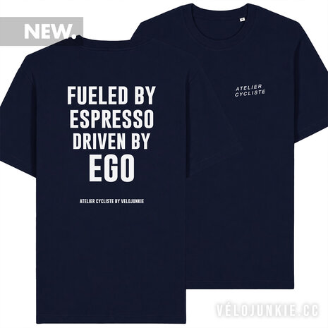 fueled by espresso driven by ego