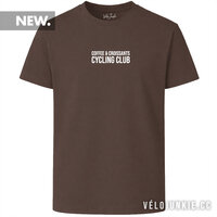 COFFEE & CROISSANTS CYCLING CLUB  T-Shirt